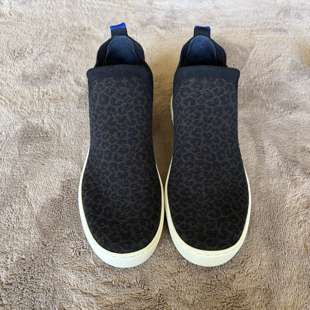 Rothy's The Chelsea Womens 8 Ankle Boot Leopard Print RARE Retired - Picture 2 of 8